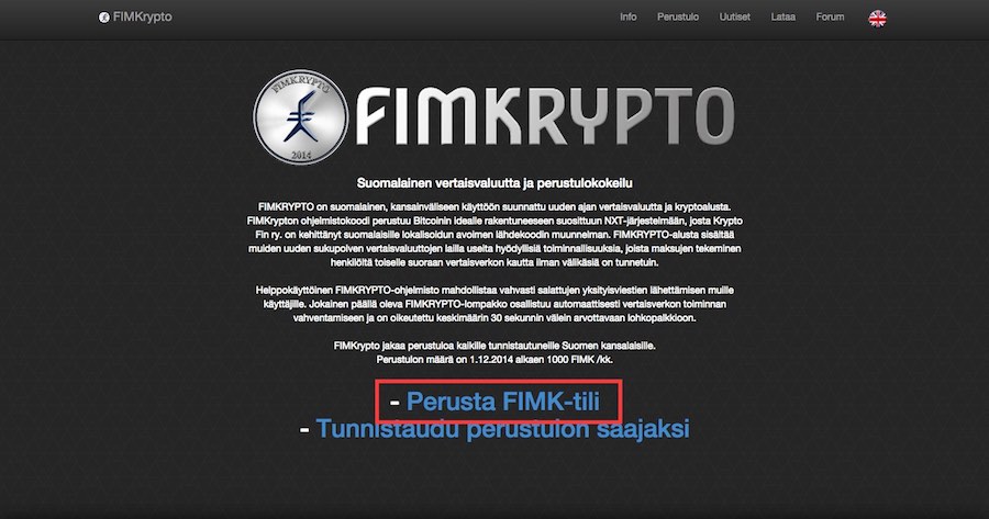 Fimk.fi etusivu